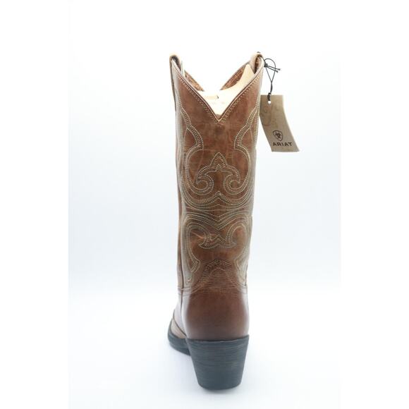 ARIAT BMVY9 Womens Round Up D Toe Wingtip Western Boot Sandstorm 9 Wide - Picture 6 of 6